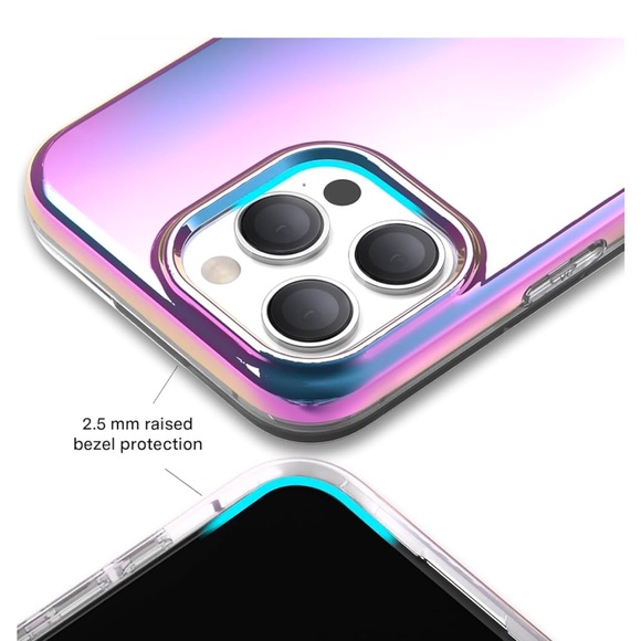Velvet caviar iridescent nebula iPhone 15 pro max mag safe case new in box - Picture 5 of 8
